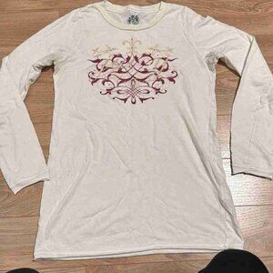 Juicy couturevintage white long sleeve size medium